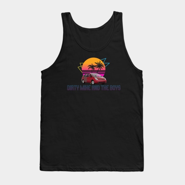 Dirty Mike and the Boys (Retrowave) Tank Top by CoorsFett